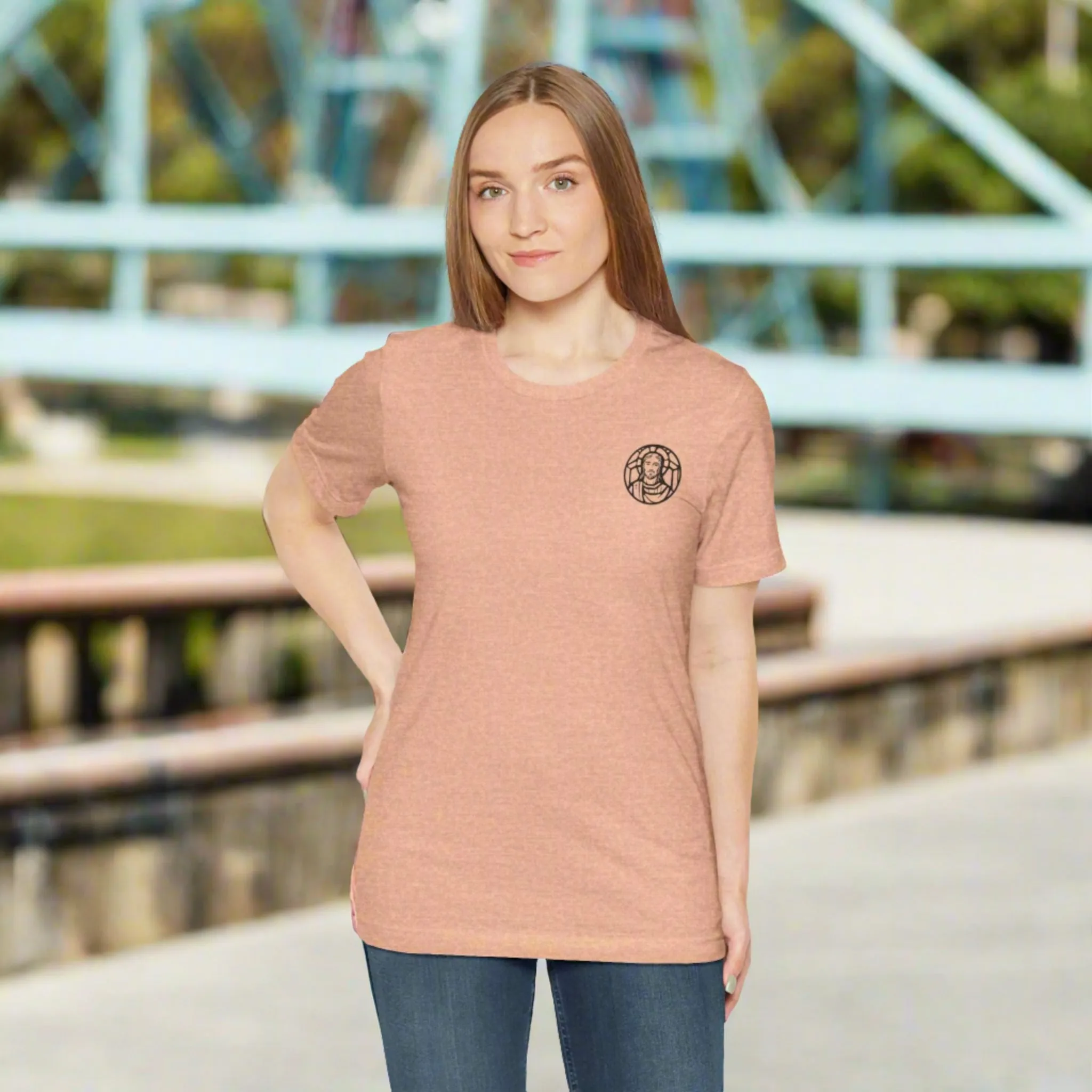 Unisex Jersey Short Sleeve Tee | Celebrate Your Faith: Jesus is Love