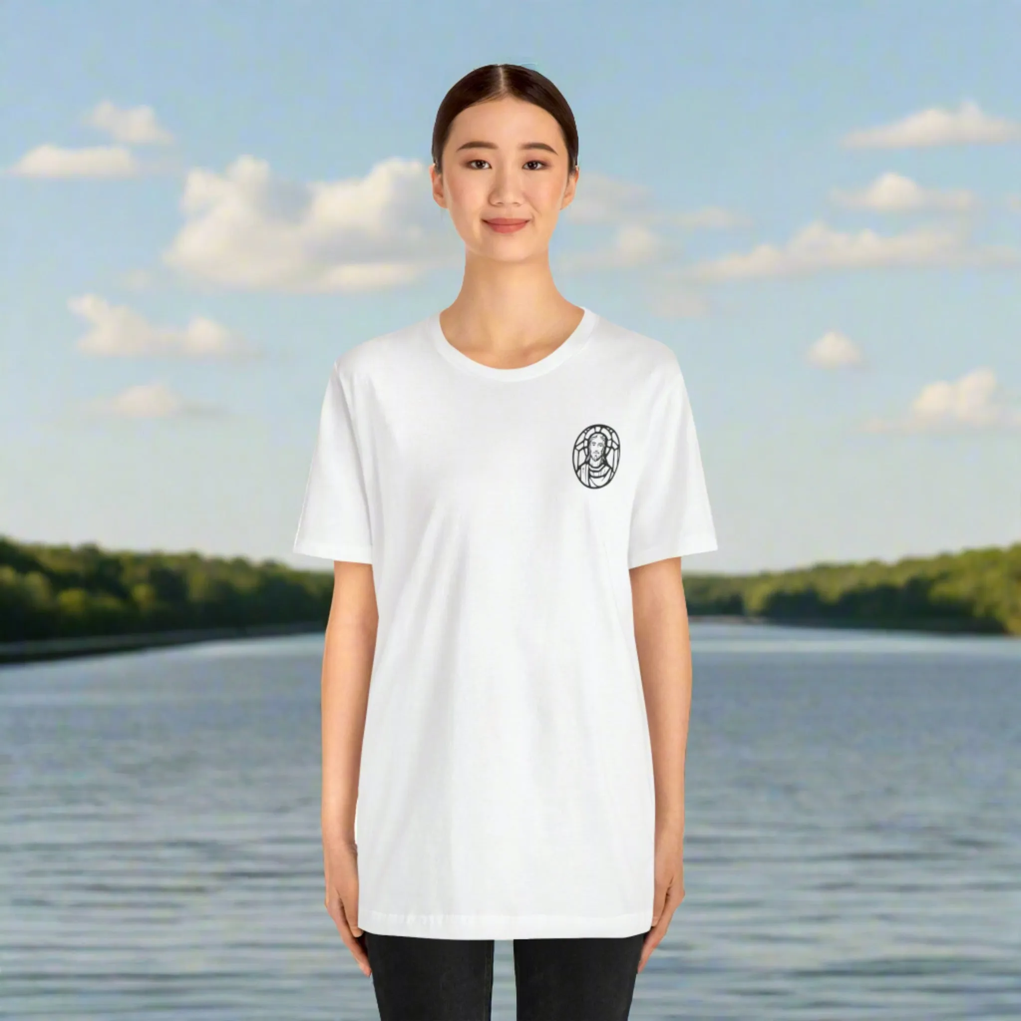 Unisex Jersey Short Sleeve Tee | Celebrate Your Faith: Jesus is Love
