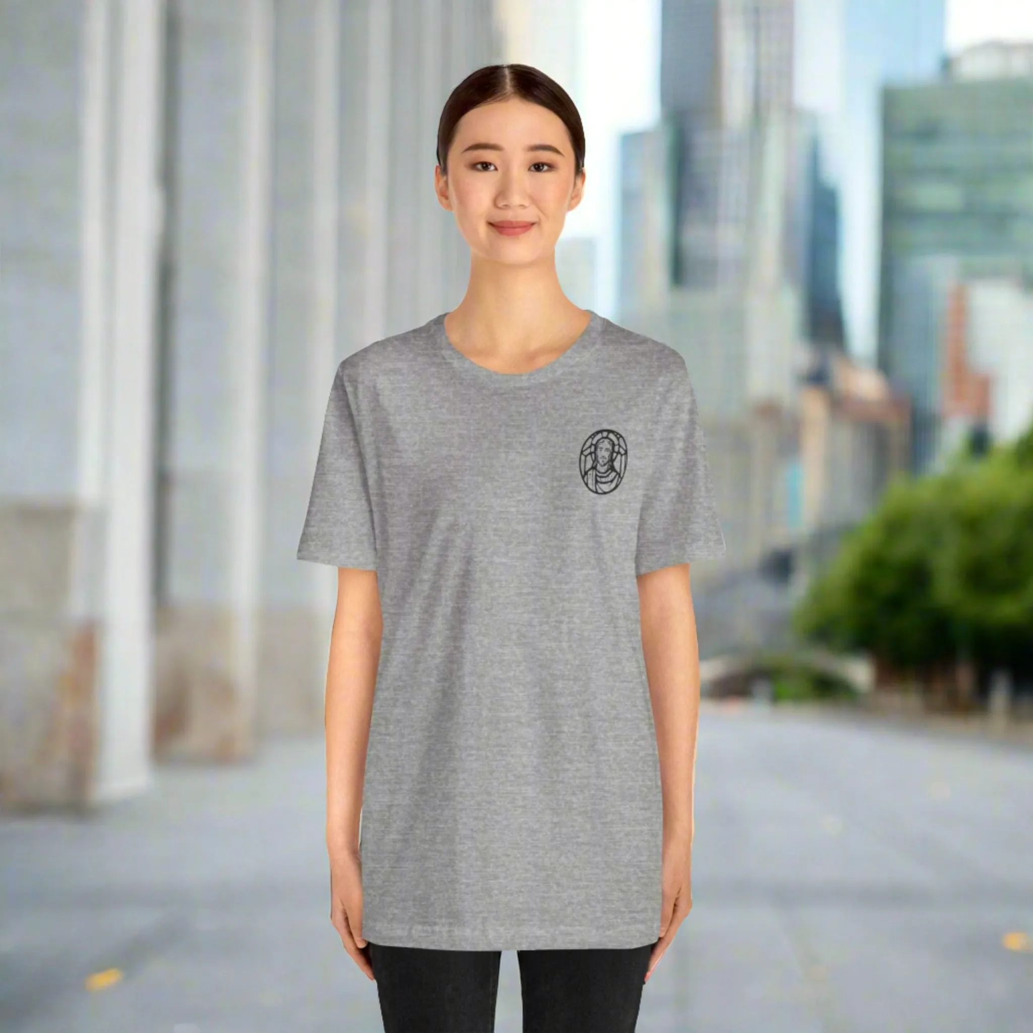 Unisex Jersey Short Sleeve Tee | Celebrate Your Faith: Jesus is Love