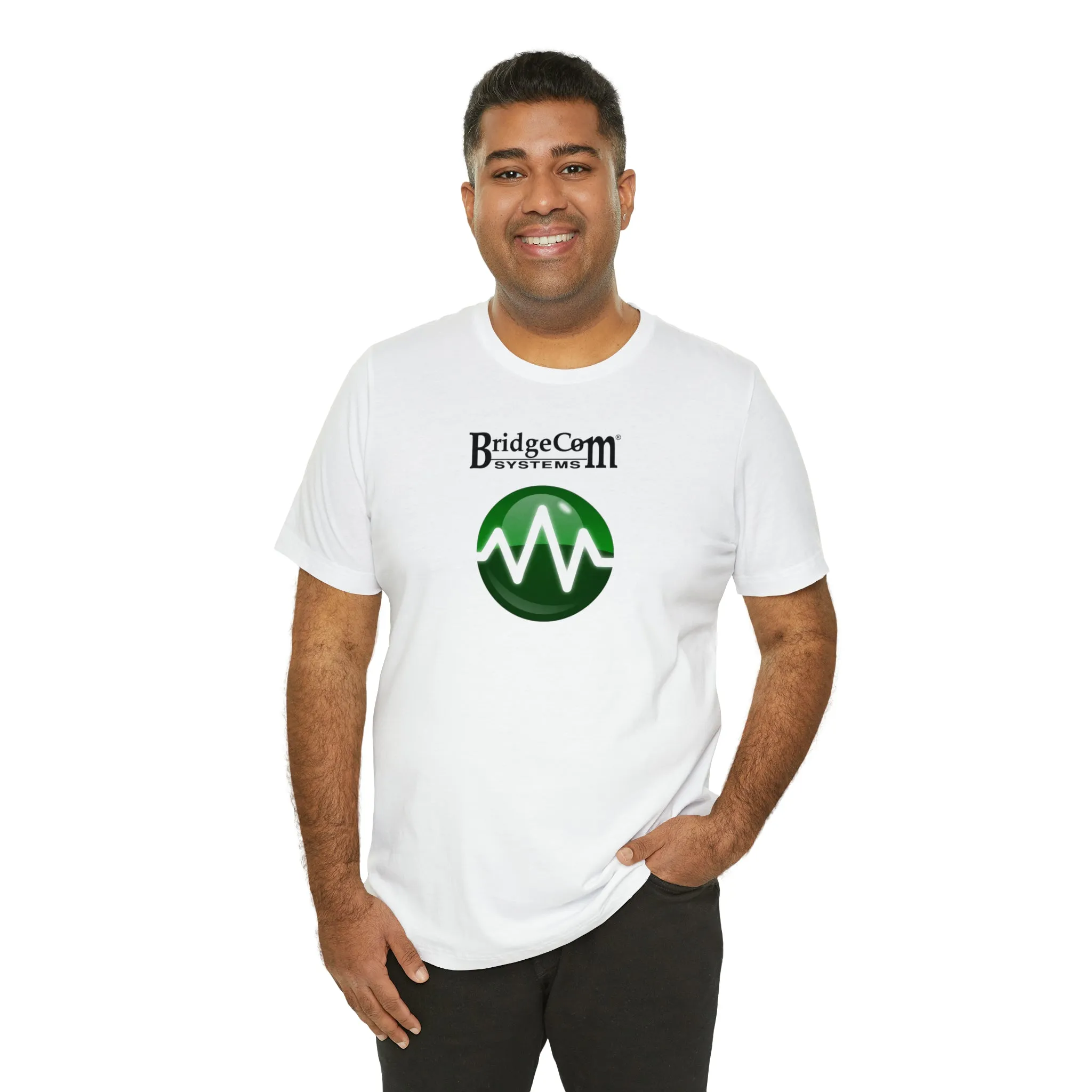Unisex Short Sleeve BridgeCom Tee - Alternate Logo