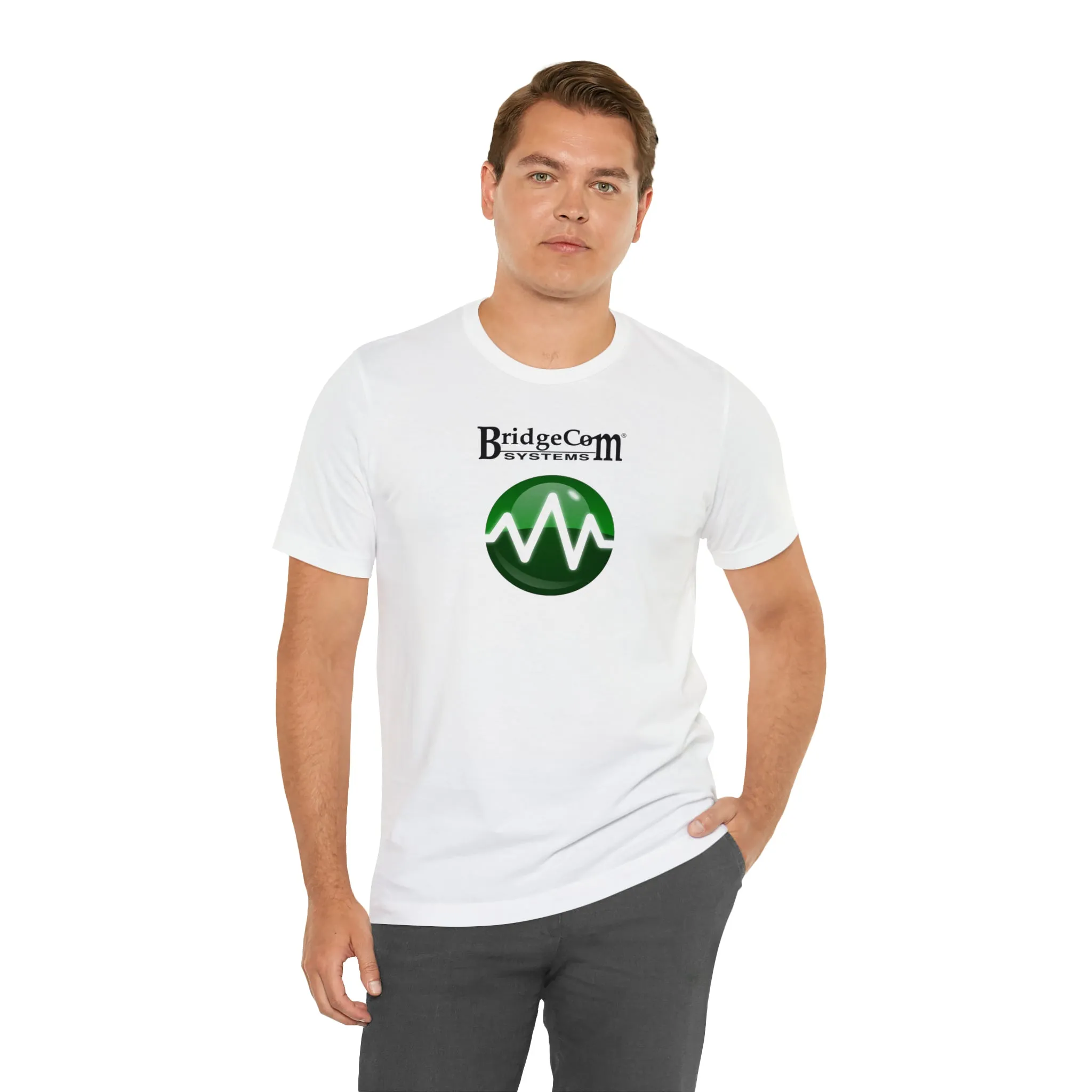 Unisex Short Sleeve BridgeCom Tee - Alternate Logo