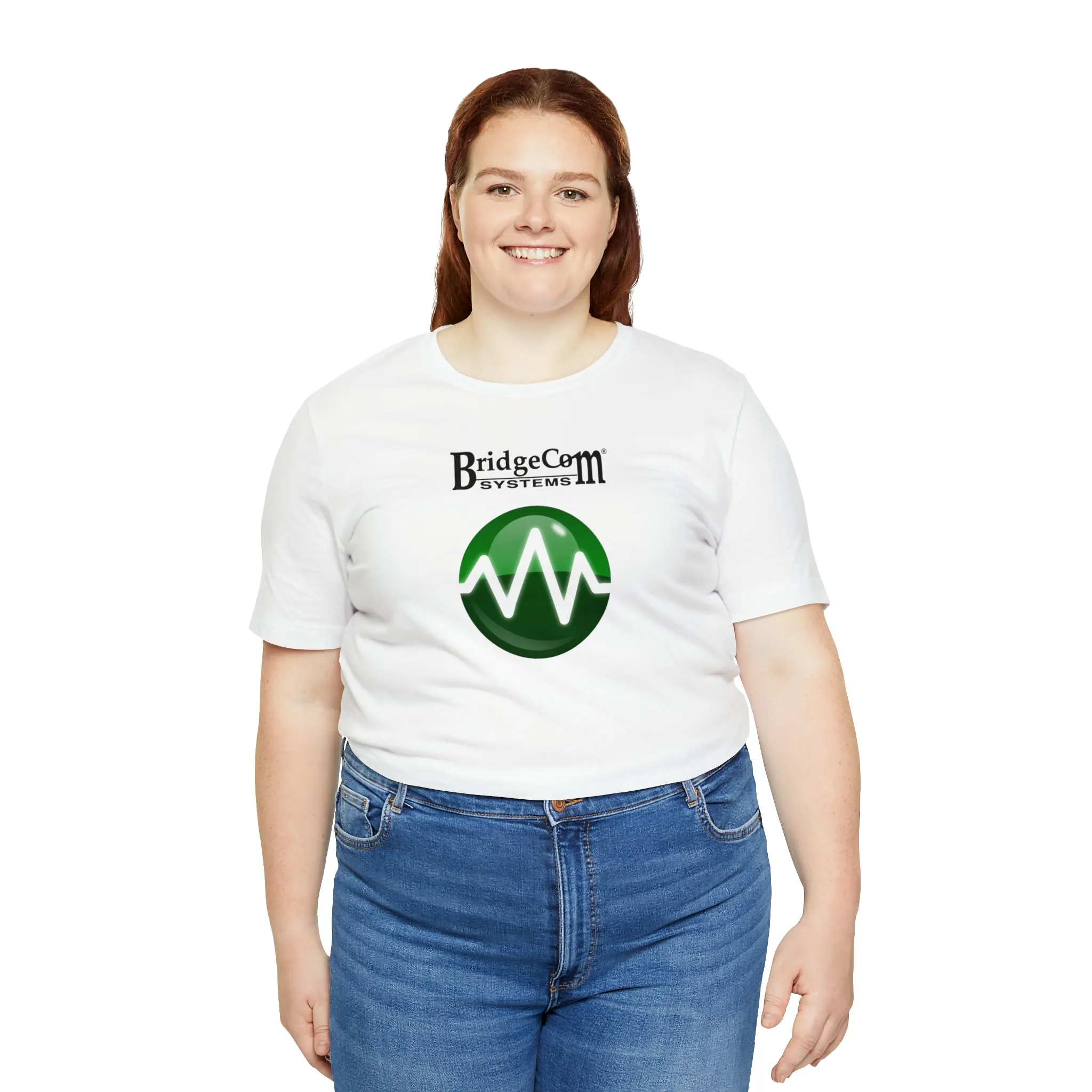 Unisex Short Sleeve BridgeCom Tee - Alternate Logo