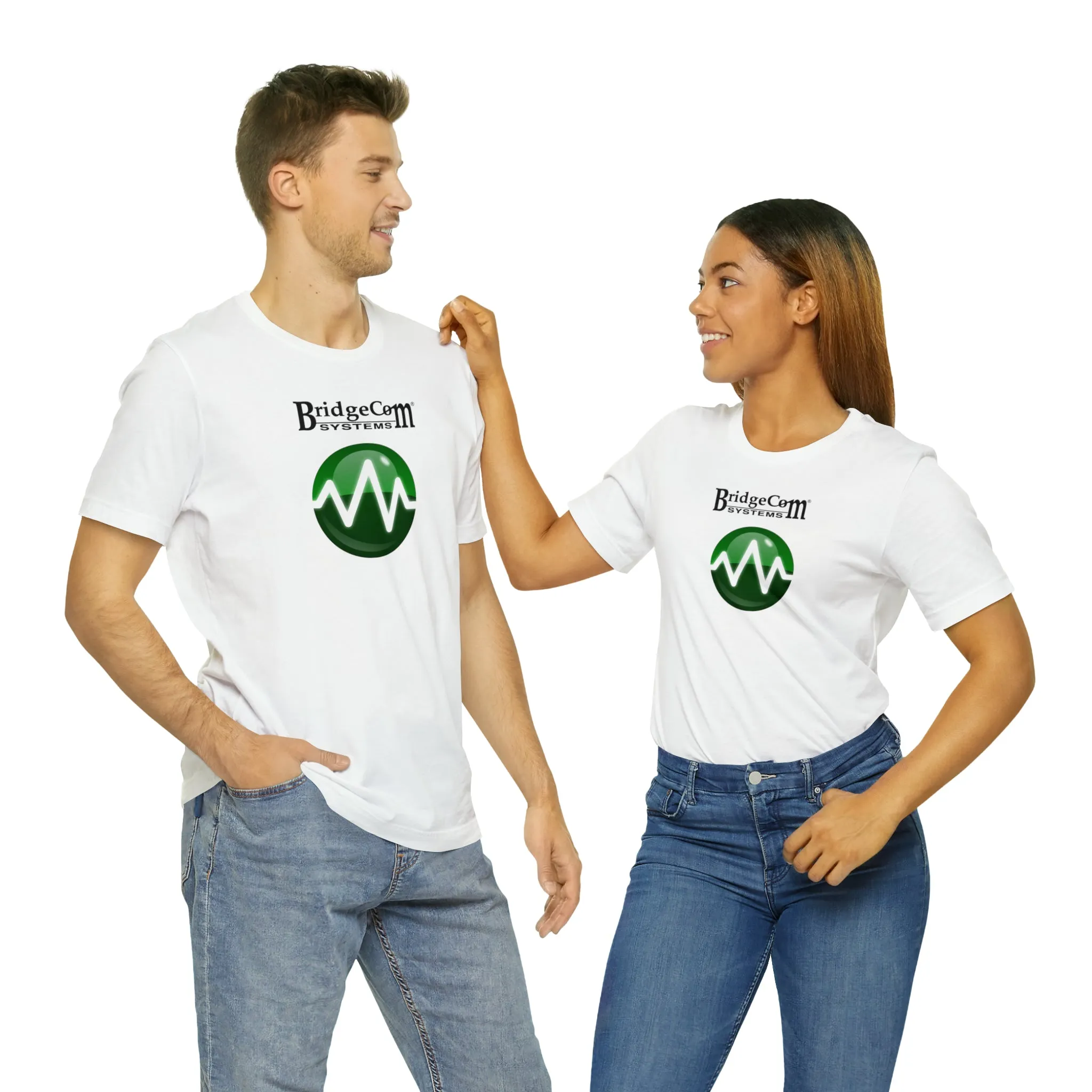 Unisex Short Sleeve BridgeCom Tee - Alternate Logo