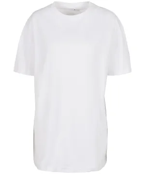 White - Women's oversized boyfriend tee