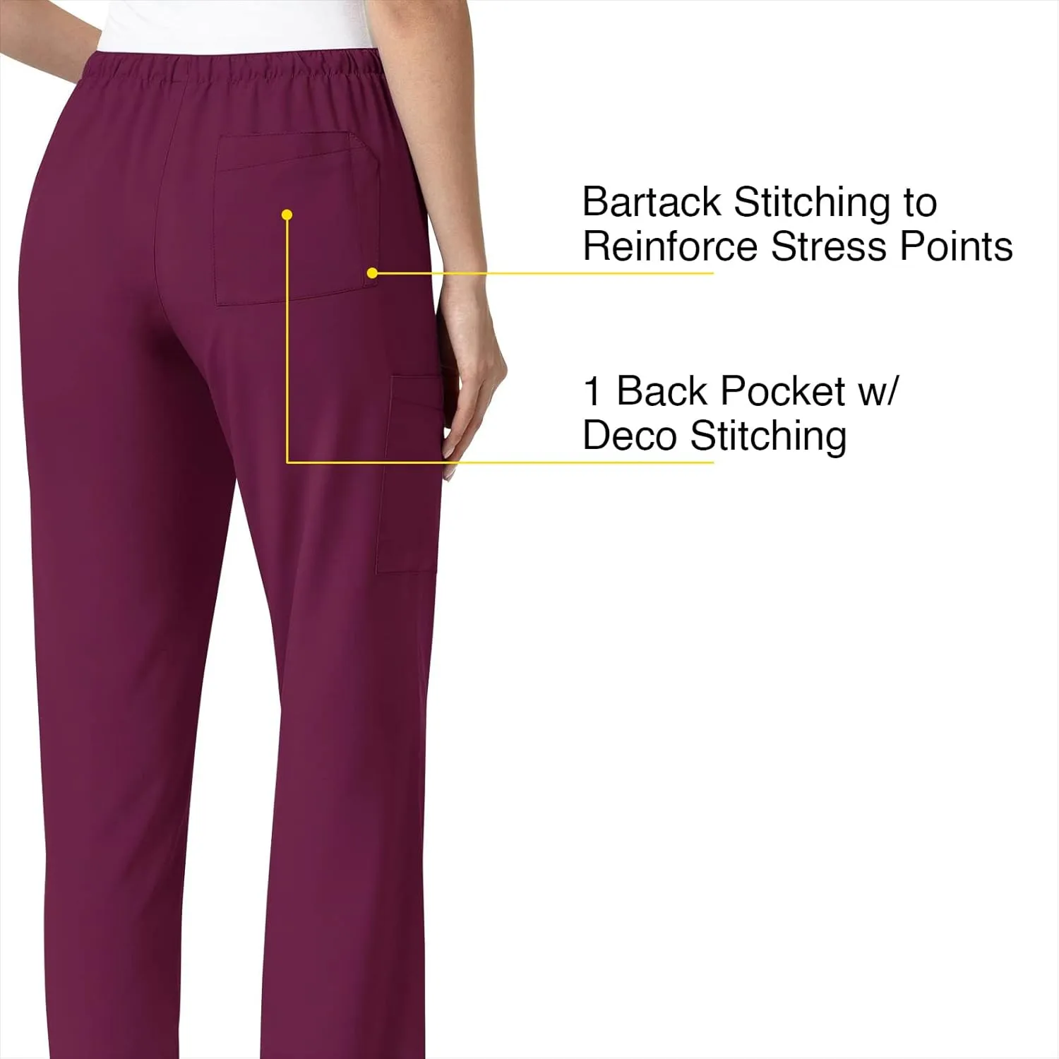 WonderWink Petite Women's Drawstring Pant