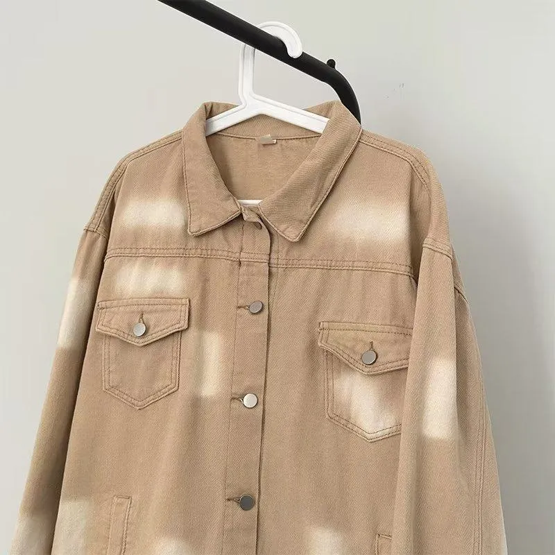 Worn Outside Lapel Chic Artistic Trendy Long Sleeve Shirt