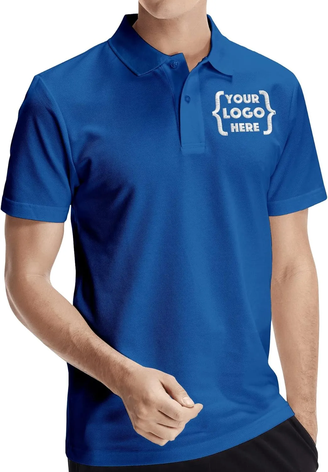 Xiovio Customize Custom Men's Polo Shirts Golf Jersey Tees | FrontBack Print, Embroidery Personalized with Text & Logo