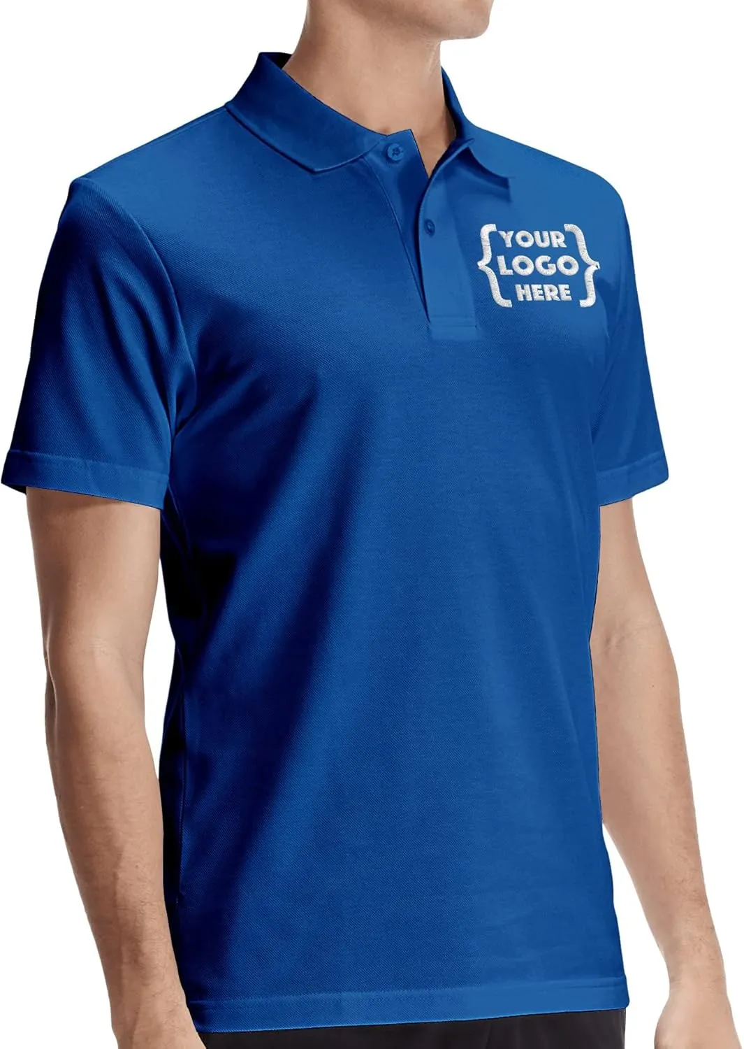 Xiovio Customize Custom Men's Polo Shirts Golf Jersey Tees | FrontBack Print, Embroidery Personalized with Text & Logo