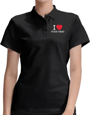 Xiovio Customize Custom Women's Polo Shirts Golf Tees | FrontBack Print, Embroidery Personalized with Text & Logo
